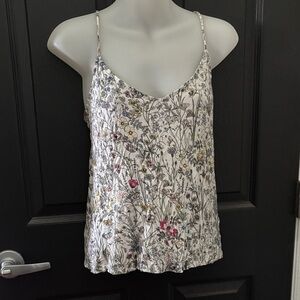 H&M Floral Print Camisole Top, XS